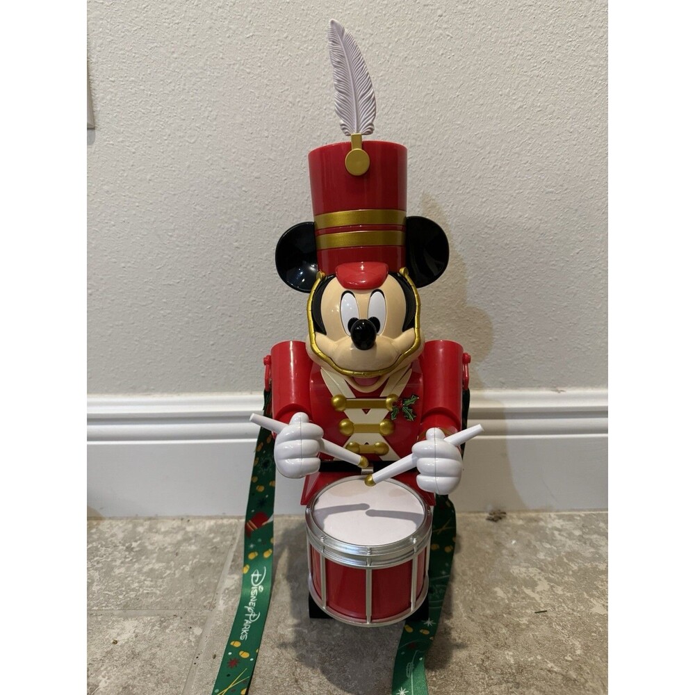 Disney Parks 2024 Christmas Mickey Mouse Toy Soldier Drummer Sipper Cup NEW